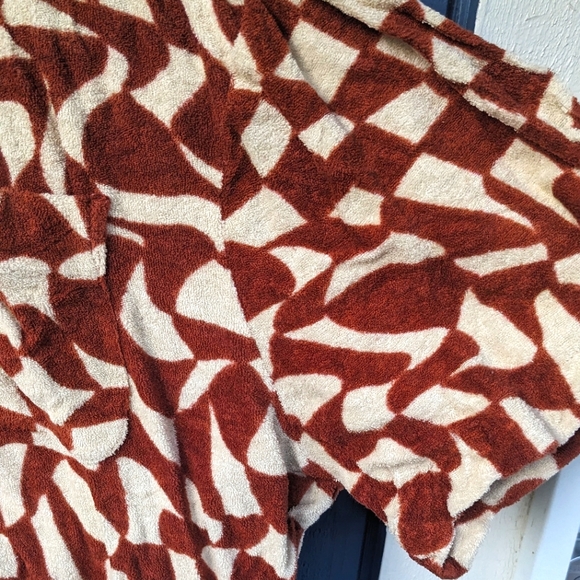 Lucy & Yak Santiago Shirt ORGANIC COTTON TOWELLING - Amara Grid - Picture 8 of 12